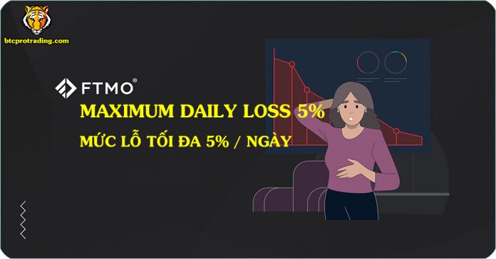 Cách Tính Maximum Daily Loss 5% Quỹ FTMO l Mức Lỗ Tối Đa Hàng Ngày Quỹ FTMO l Daily Drawdown Quỹ FTMO